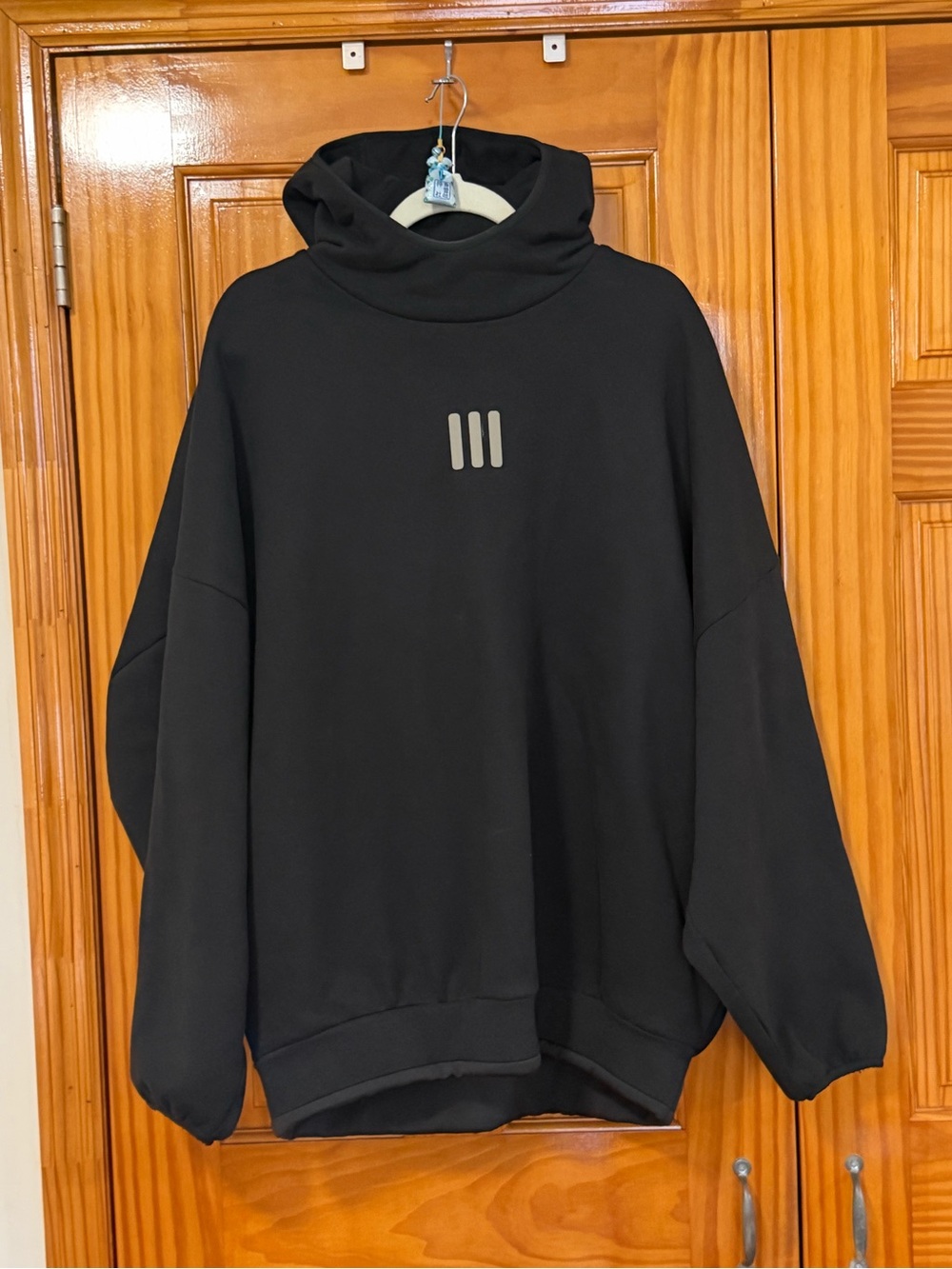 Fear of God Athletics x Adidas Hoodie Black Size L oversized Jerry Lorenzo